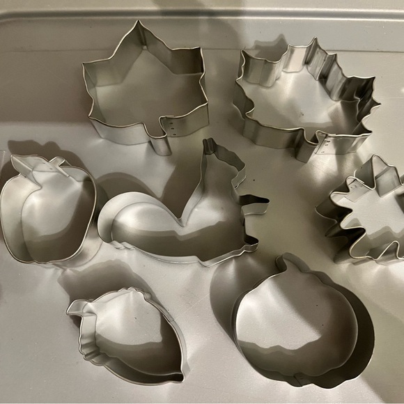 Fall Silver Cookie Cutter Set - Picture 3 of 3